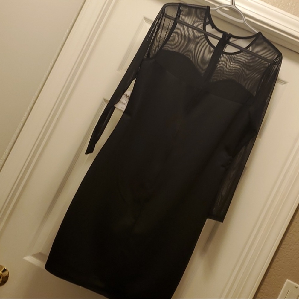 Must have Charlotte Russe dress ! Sheer sleeves sexy dress